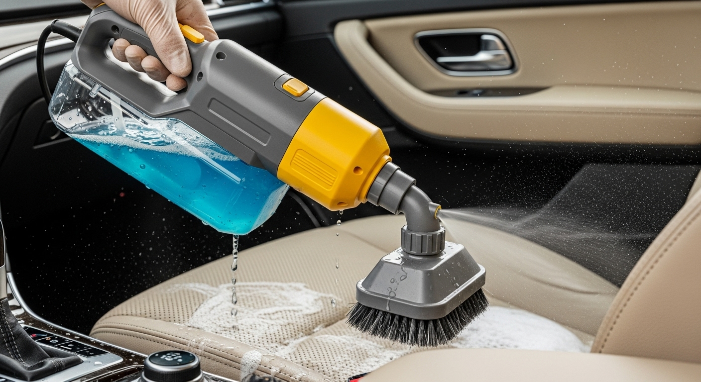 How to Use a Portable Upholstery Cleaner